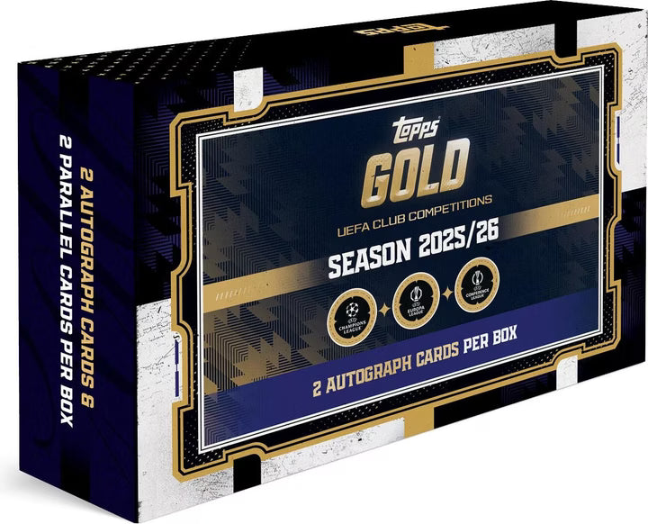 2025-26 TOPPS Gold UEFA Club Competitions Soccer Cards