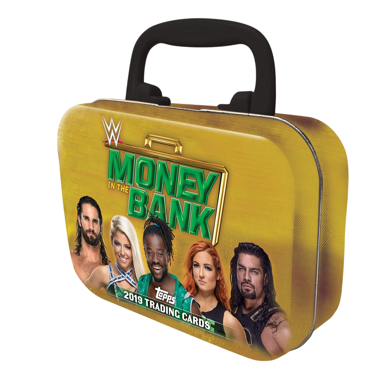 2019 Topps WWE Money in the Bank Tin (1 Auto oder Relic garantiert)