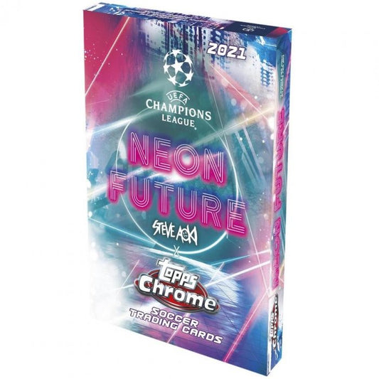 2021 Topps Chrome X Steve Aoki Uefa Champions League Neon Future