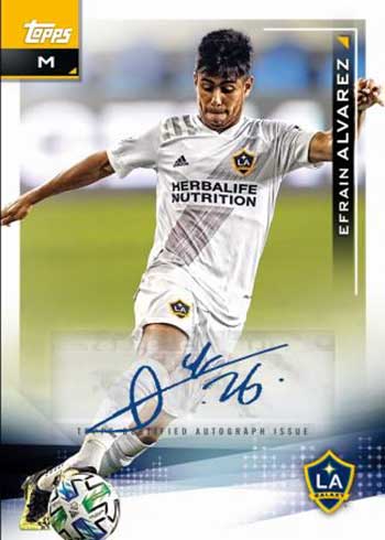 2021 Topps MLS Hobbybox mit 3 Hits