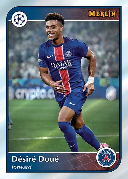 2024-25 TOPPS Merlin UEFA Club Competitions (5 Hobby Boxen)