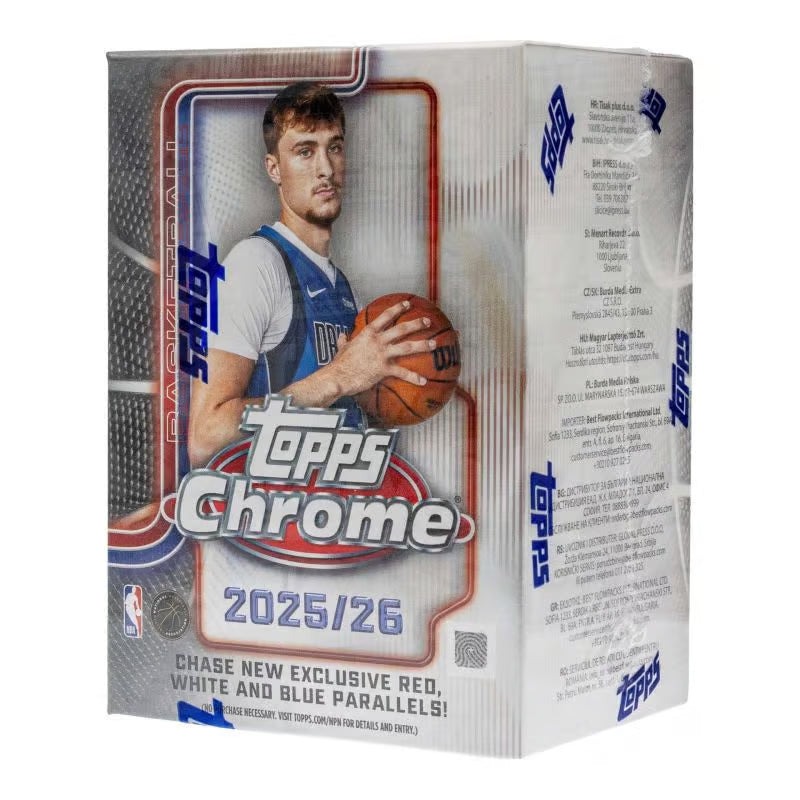 2025/26 Topps Chrome NBA Basketball Blaster Box