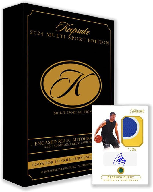 2024 Keepsake Multi Sport Edition - Possible Lionel Messi, Erling Haaland, Stephen Curry Signed Cards
