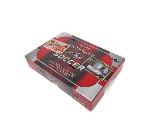2022 Leaf Ultimate Soccer Hobby Box 5 Autos und 1 Patch