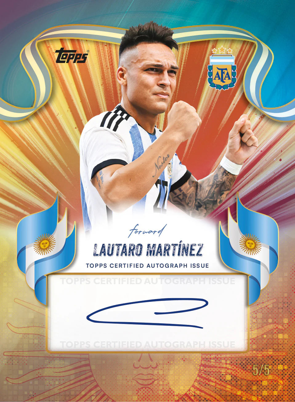 10 x Topps Argentina Teamset Serial RPB