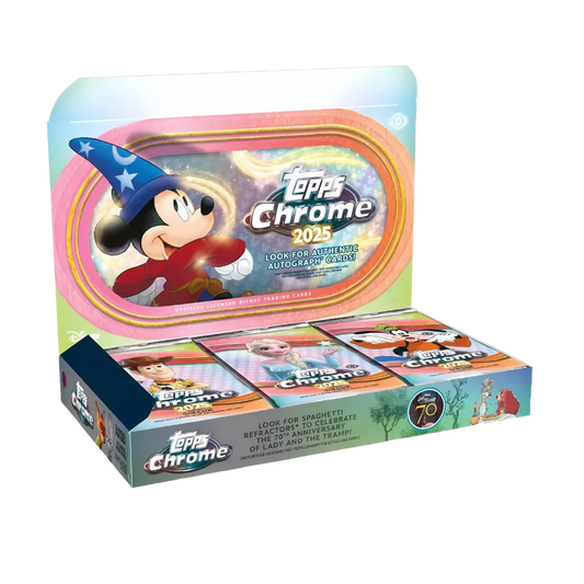 Topps Chrome Disney 2025 - Hobby Box (Einzelpack)