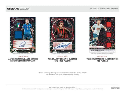 2021-22 PANINI Obsidian Soccer Cards TMALL Box