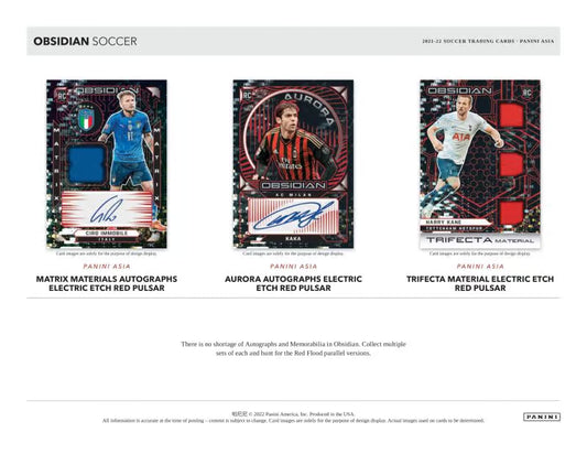 2021-22 PANINI Obsidian Soccer Cards TMALL Box