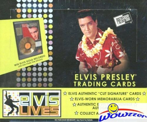 Pressplay Elvis Presley Retail Box mit Original Cut Signaturen
